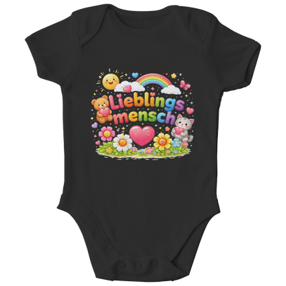 Bio Baby Body „Lieblingsmensch“ – Weich, Hautfreundlich & Nachhaltig