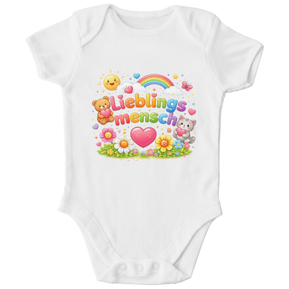 Bio Baby Body „Lieblingsmensch“ – Weich, Hautfreundlich & Nachhaltig