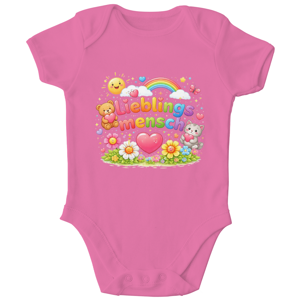 Bio Baby Body „Lieblingsmensch“ – Weich, Hautfreundlich & Nachhaltig