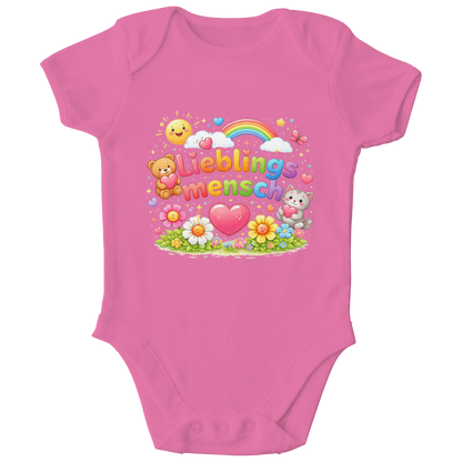 Bio Baby Body „Lieblingsmensch“ – Weich, Hautfreundlich & Nachhaltig