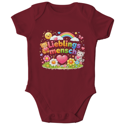 Bio Baby Body „Lieblingsmensch“ – Weich, Hautfreundlich & Nachhaltig