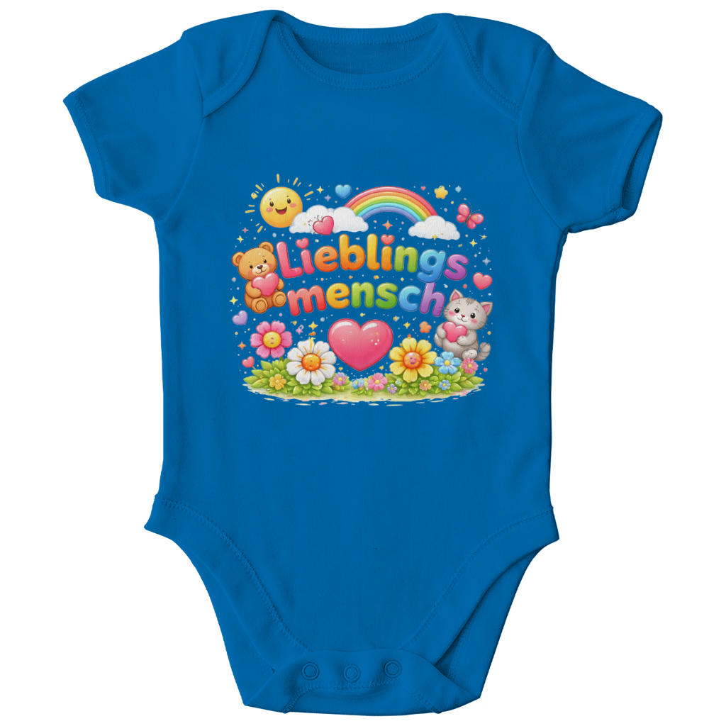 Bio Baby Body „Lieblingsmensch“ – Weich, Hautfreundlich & Nachhaltig