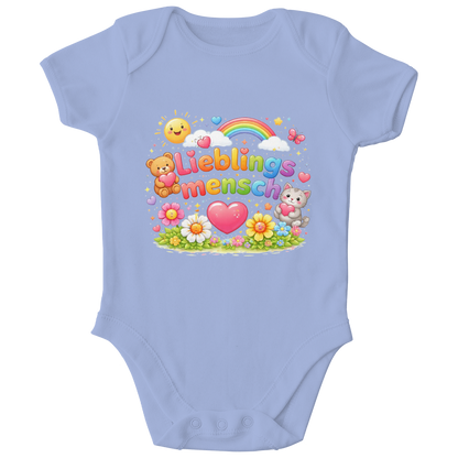 Bio Baby Body „Lieblingsmensch“ – Weich, Hautfreundlich & Nachhaltig