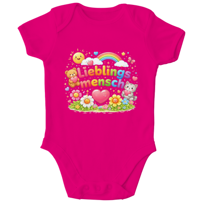 Bio Baby Body „Lieblingsmensch“ – Weich, Hautfreundlich & Nachhaltig