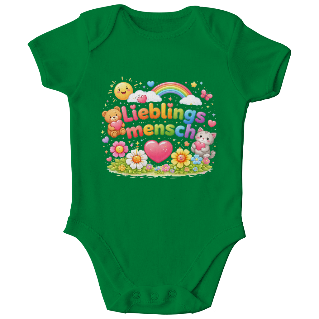 Bio Baby Body „Lieblingsmensch“ – Weich, Hautfreundlich & Nachhaltig
