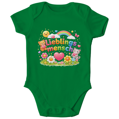 Bio Baby Body „Lieblingsmensch“ – Weich, Hautfreundlich & Nachhaltig