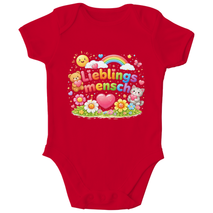 Bio Baby Body „Lieblingsmensch“ – Weich, Hautfreundlich & Nachhaltig