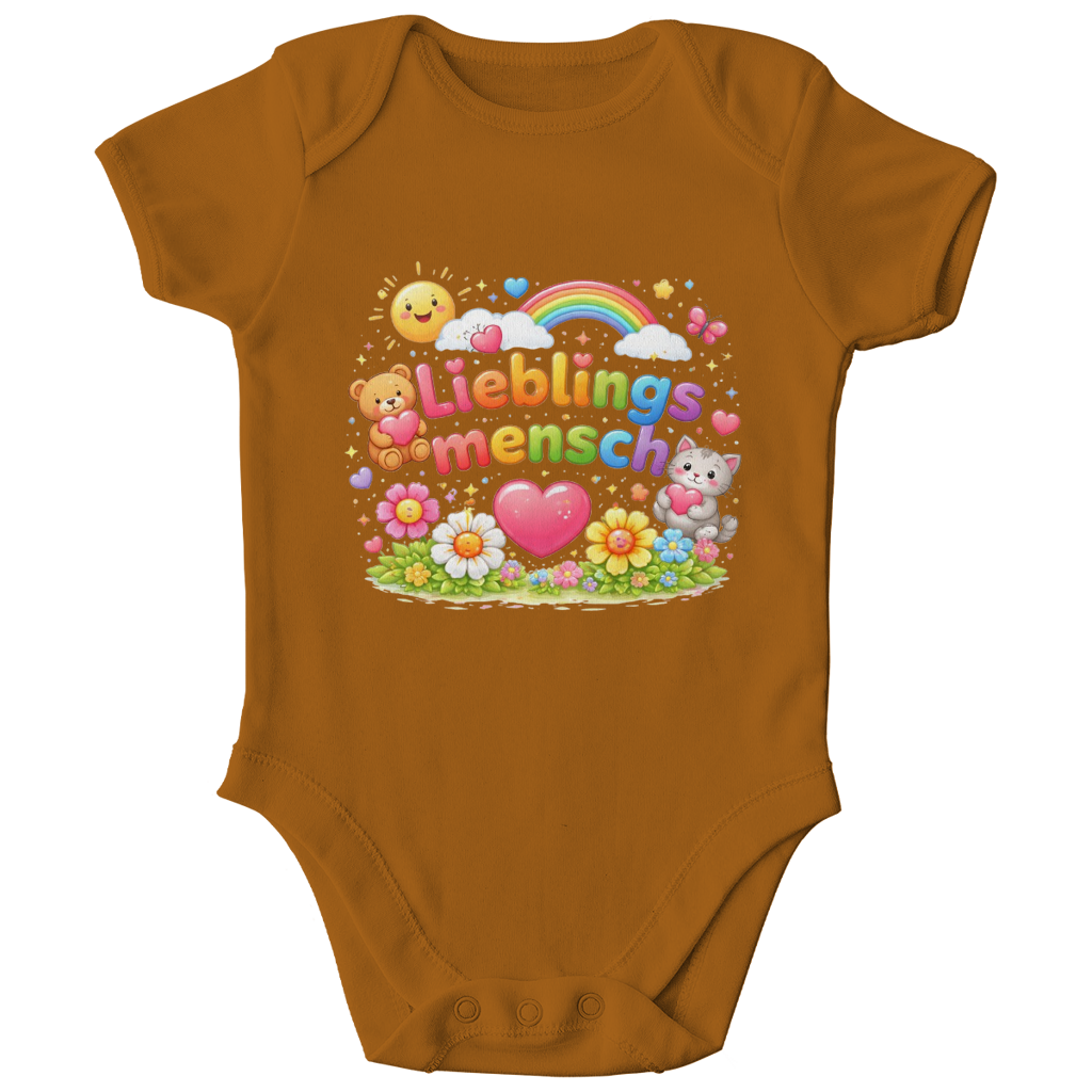 Bio Baby Body „Lieblingsmensch“ – Weich, Hautfreundlich & Nachhaltig