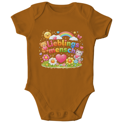 Bio Baby Body „Lieblingsmensch“ – Weich, Hautfreundlich & Nachhaltig
