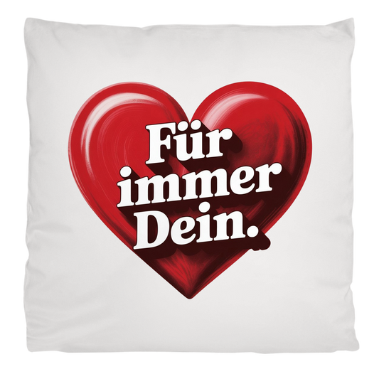 Flauschiges Kopfkissen „Für immer dein“ – Romantisches Geschenk zum Valentinstag