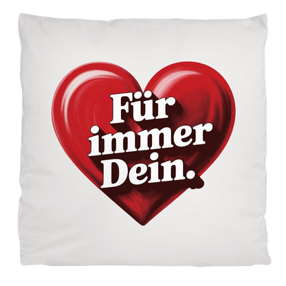 Flauschiges Kopfkissen „Für immer dein“ – Romantisches Geschenk zum Valentinstag