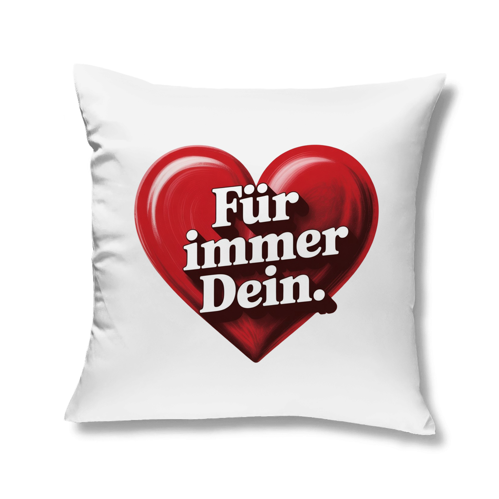 Kopfkissen „Für immer dein“ – Romantisches Geschenk für Paare