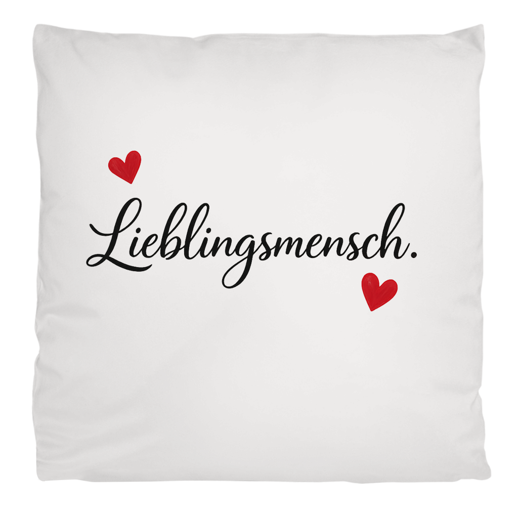 Flauschiges Kopfkissen „Lieblingsmensch“ – Kuscheliges Geschenk für Paare