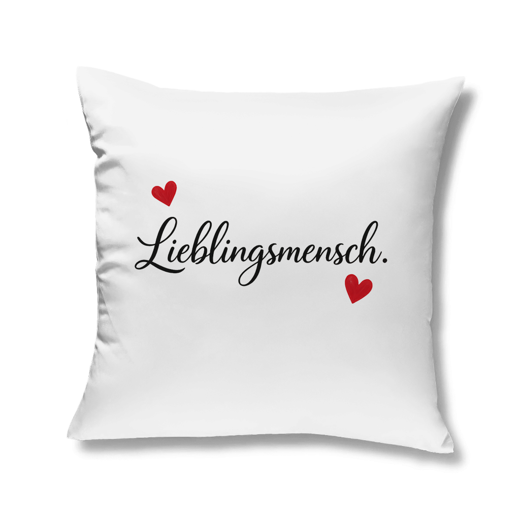 Kopfkissen „Lieblingsmensch“ – Kuscheliges Geschenk für Herzensmenschen