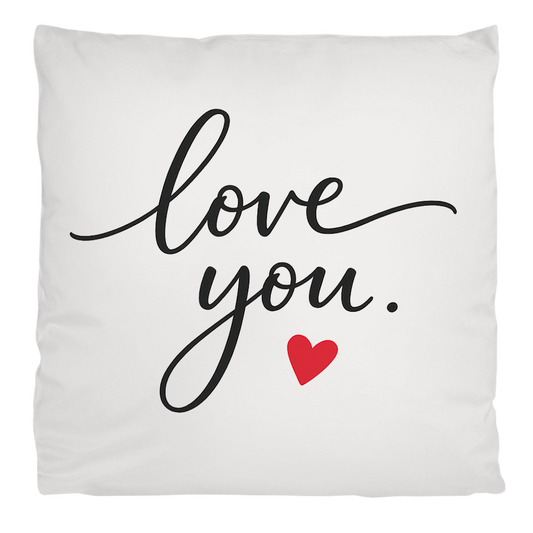Flauschiges Kopfkissen „Love You“ – Kuscheliges Liebesgeschenk