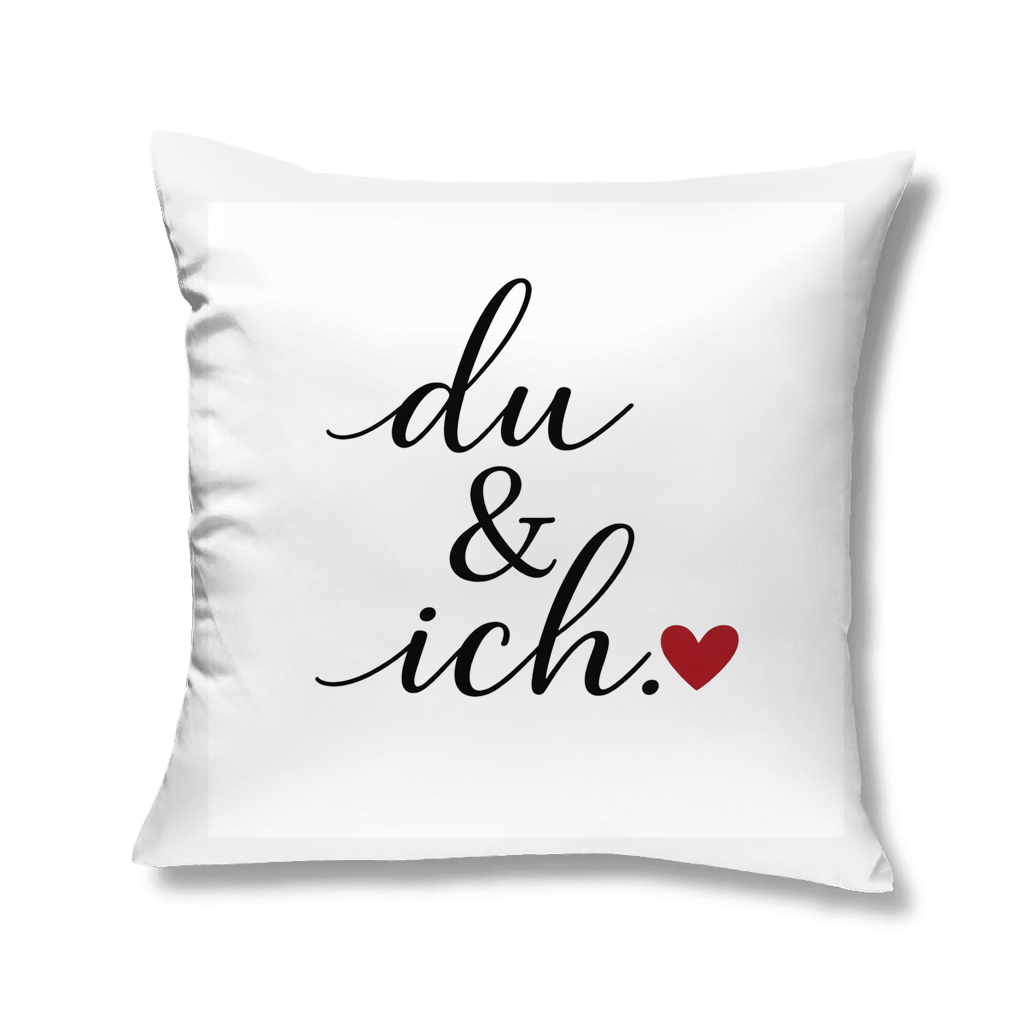 Romantisches Kopfkissen – „du und ich“