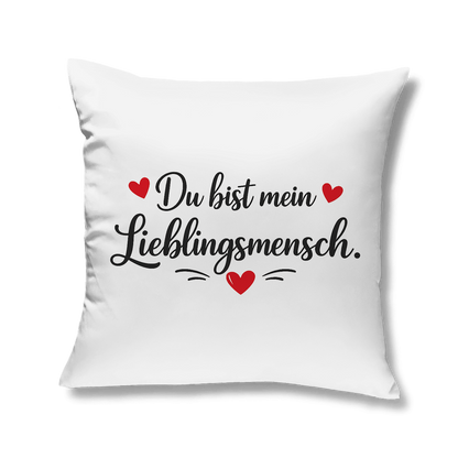 Dekokissen „Du bist mein Lieblingsmensch“ – Liebesgeschenk