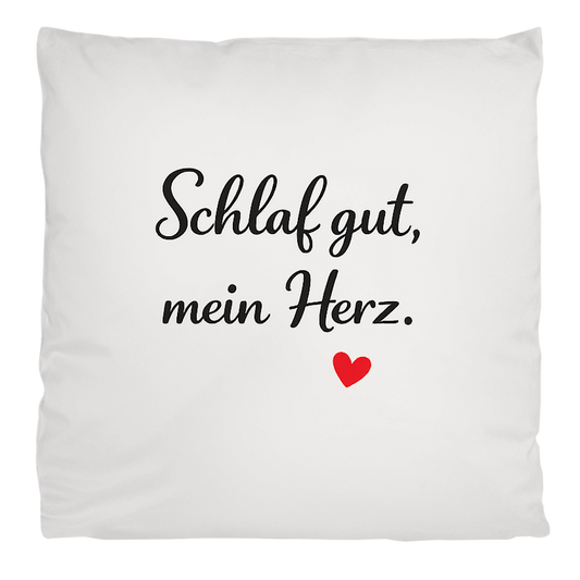 Flauschiges Kopfkissen „Schlaf gut, mein Herz“ – weich & kuschelig