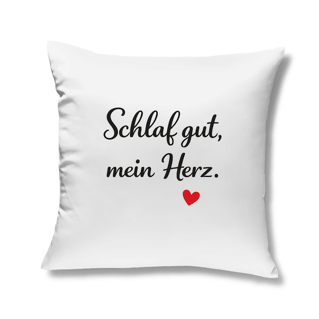 Kopfkissen „Schlaf gut, mein Herz“ – romantisch & gemütlich