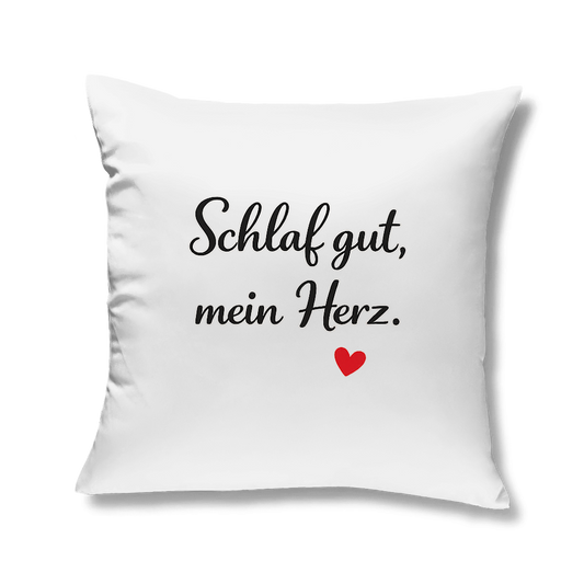 Kopfkissen „Schlaf gut, mein Herz“ – romantisch & gemütlich