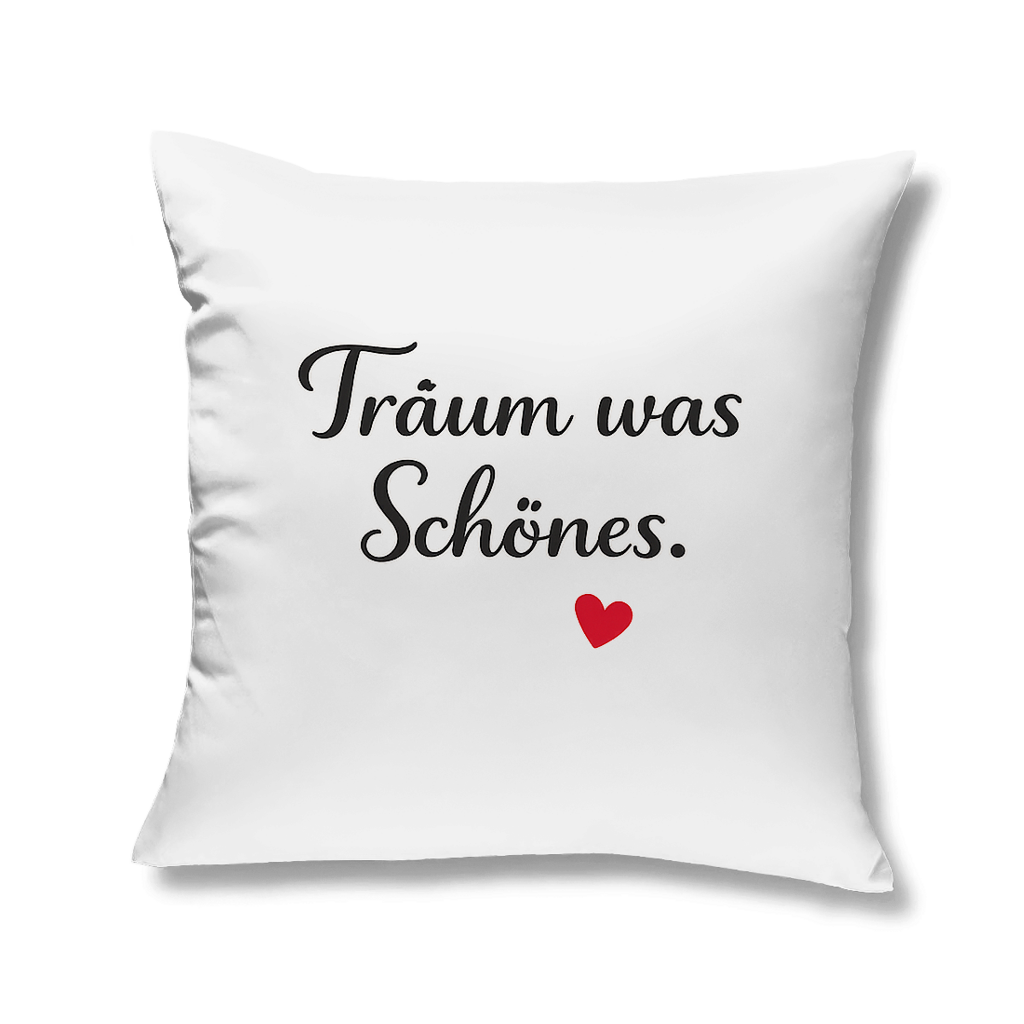 Kopfkissen „Träum was Schönes“ – gemütlich & liebevoll