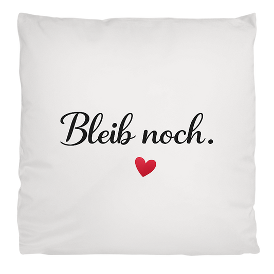 Flauschiges Kopfkissen „Bleib noch“ – weich & kuschelig