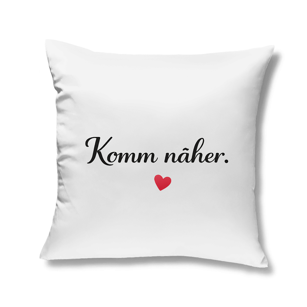 Kopfkissen „Komm näher“ – romantisch & gemütlich
