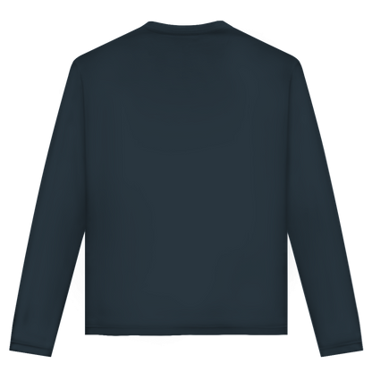 Unisex Langarmshirt „Dauerhaft müde“ – Lustiger Spruch Longsleeve für Alltag & Freizeit