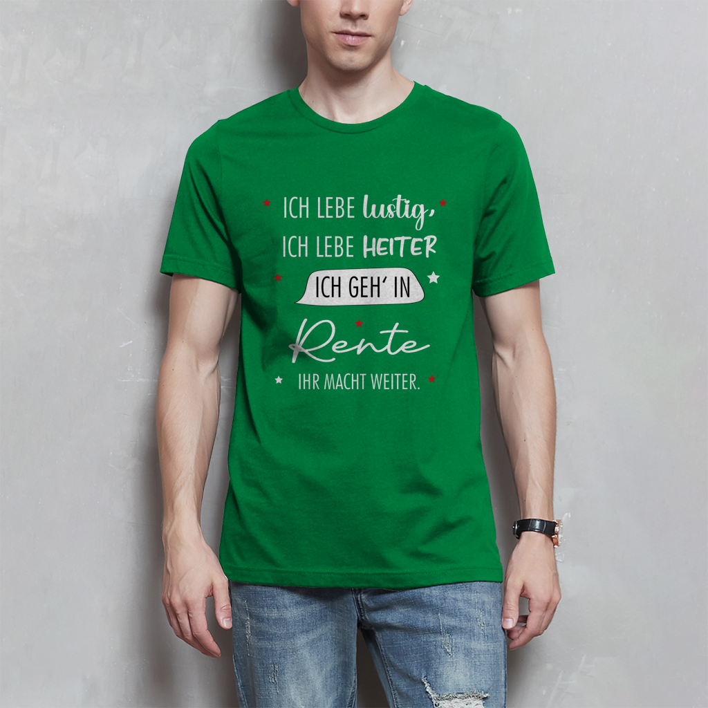 Herren T-Shirt „Rentenspruch“ – Lustiger Spruch zum Ruhestand & Geschenkidee