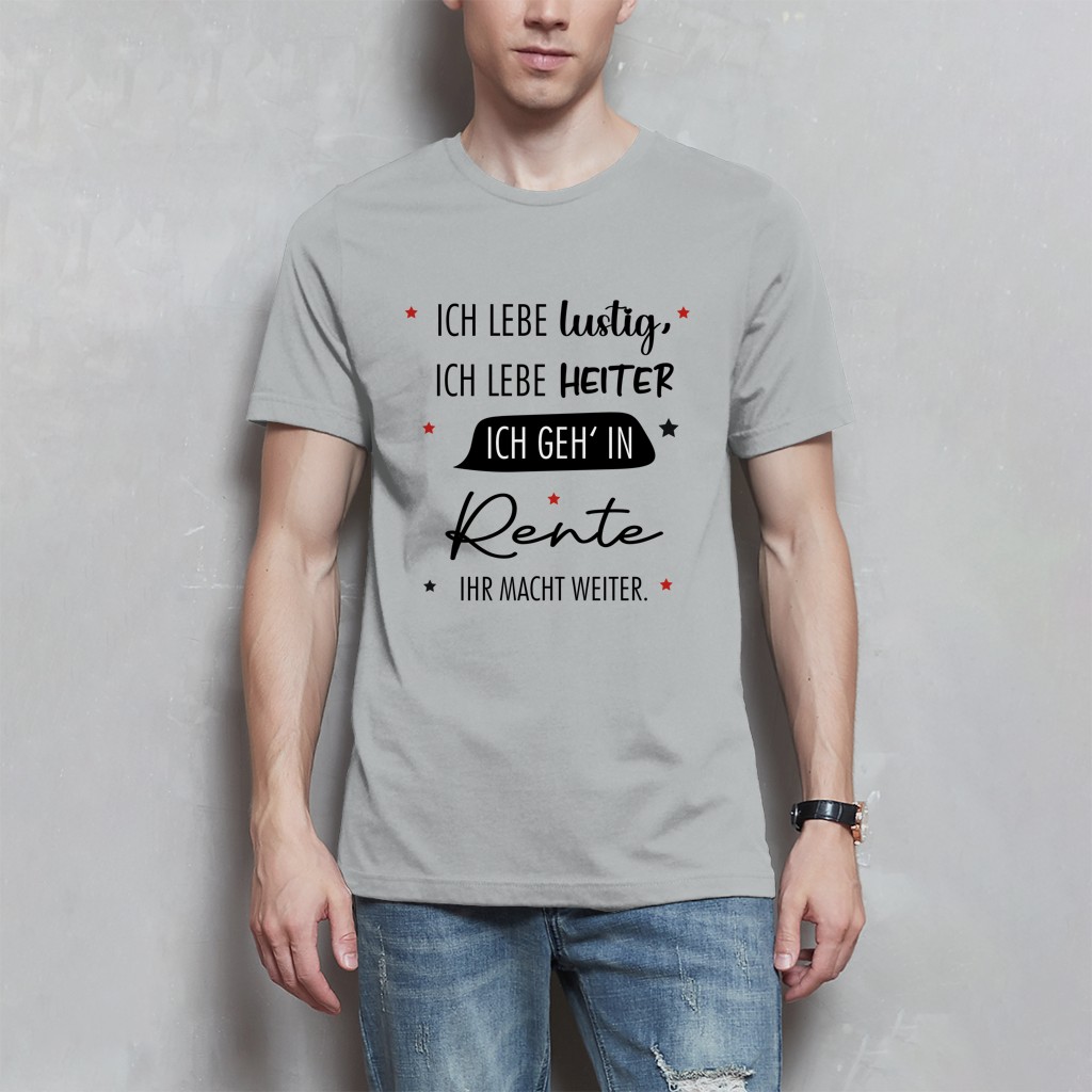 Herren T-Shirt „Rentenspruch“ – Lustiger Spruch zum Ruhestand & Geschenkidee