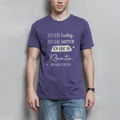 Herren T-Shirt „Rentenspruch“ – Lustiger Spruch zum Ruhestand & Geschenkidee
