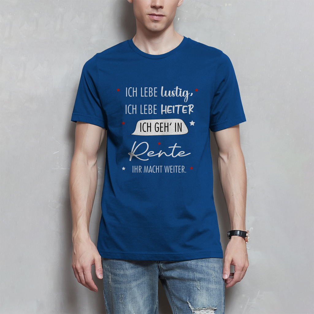 Herren T-Shirt „Rentenspruch“ – Lustiger Spruch zum Ruhestand & Geschenkidee