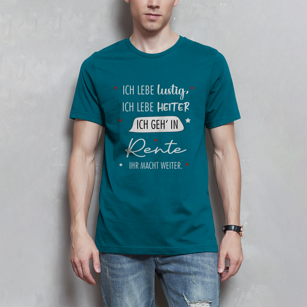 Herren T-Shirt „Rentenspruch“ – Lustiger Spruch zum Ruhestand & Geschenkidee