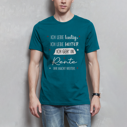 Herren T-Shirt „Rentenspruch“ – Lustiger Spruch zum Ruhestand & Geschenkidee