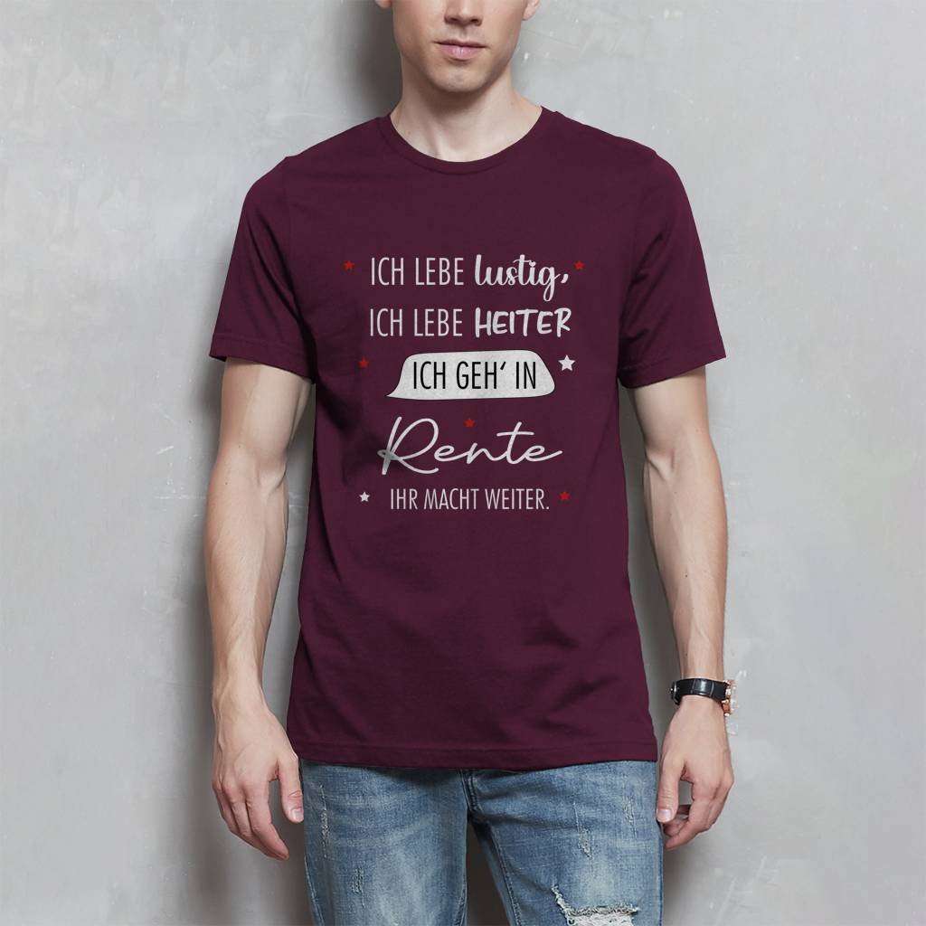 Herren T-Shirt „Rentenspruch“ – Lustiger Spruch zum Ruhestand & Geschenkidee