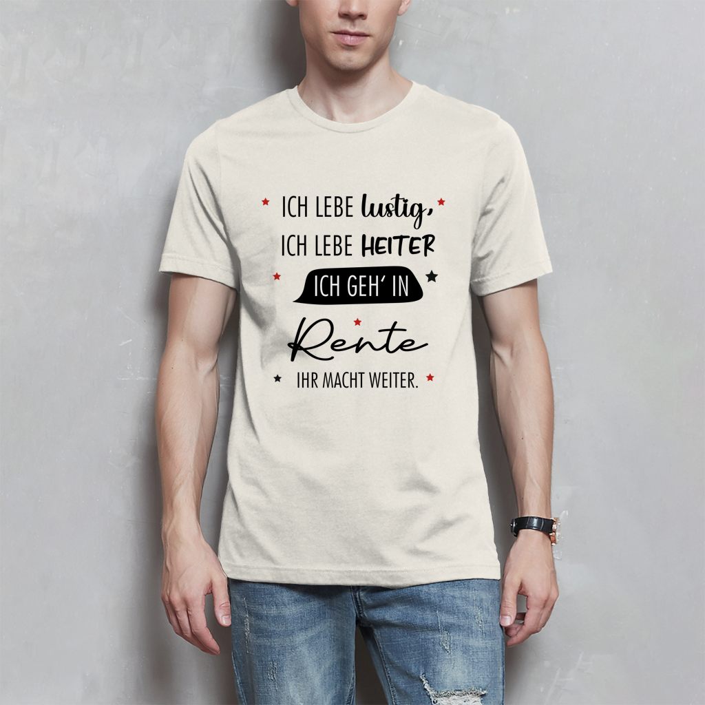 Herren T-Shirt „Rentenspruch“ – Lustiger Spruch zum Ruhestand & Geschenkidee