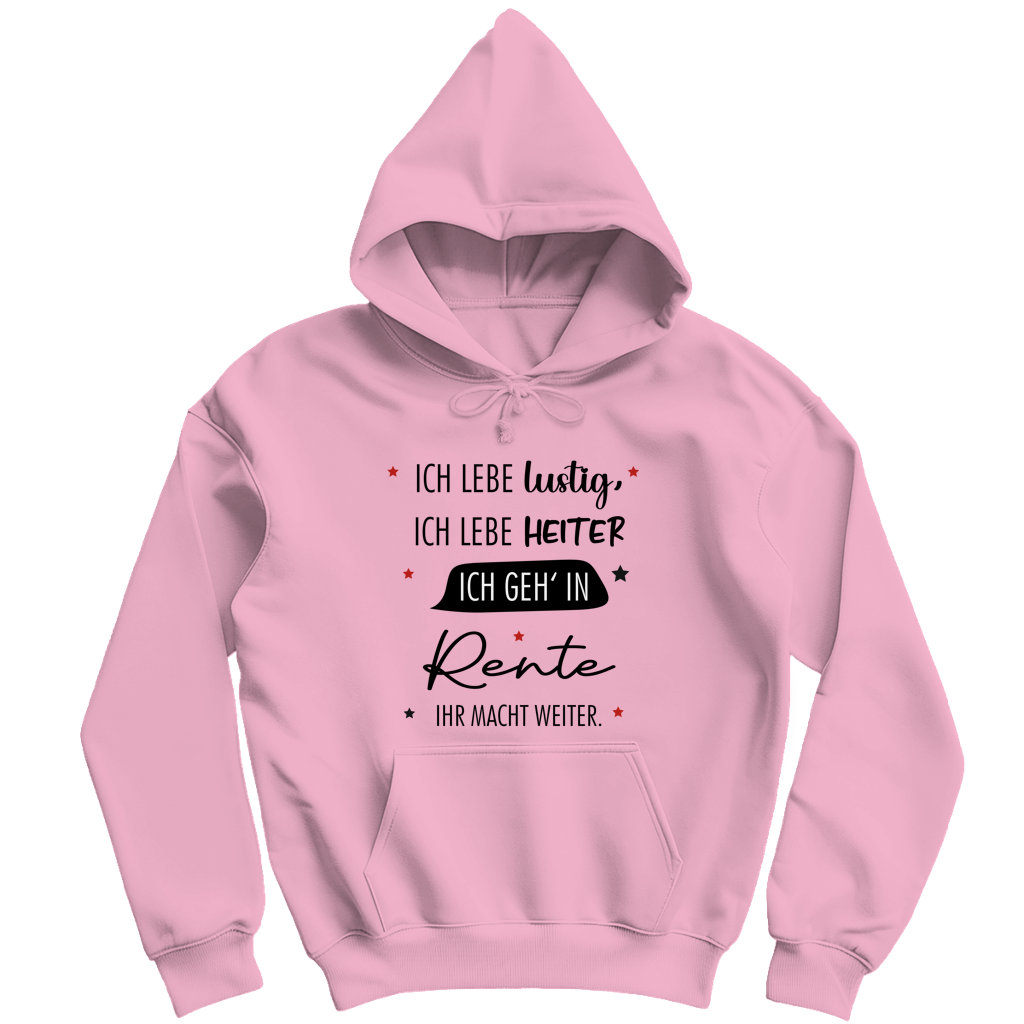 Herren Hoodie „Rentenspruch“ – Lustiger Spruch zum Ruhestand & bequemes Freizeit-Hoodie