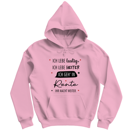 Herren Hoodie „Rentenspruch“ – Lustiger Spruch zum Ruhestand & bequemes Freizeit-Hoodie
