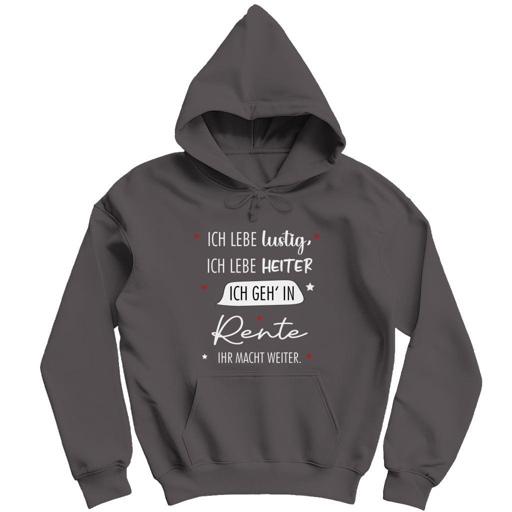 Herren Hoodie „Rentenspruch“ – Lustiger Spruch zum Ruhestand & bequemes Freizeit-Hoodie