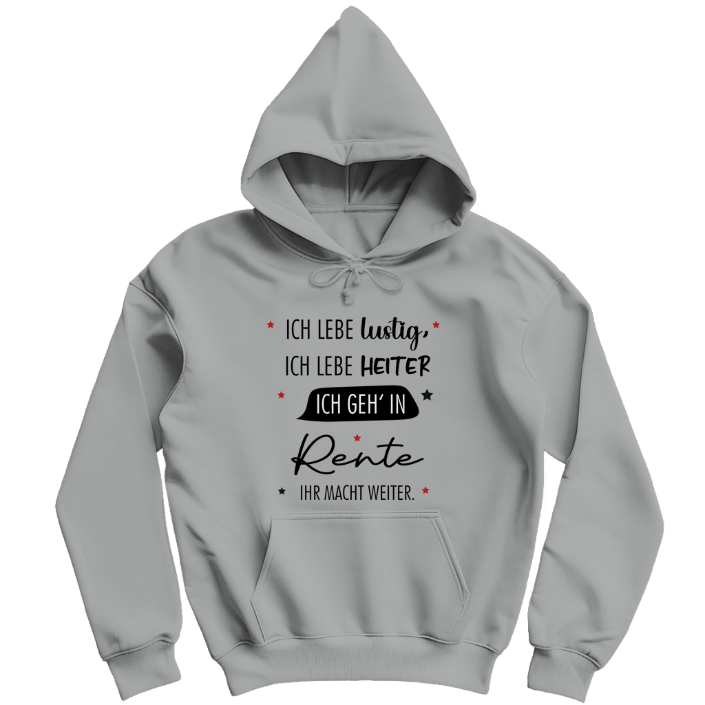 Herren Hoodie „Rentenspruch“ – Lustiger Spruch zum Ruhestand & bequemes Freizeit-Hoodie