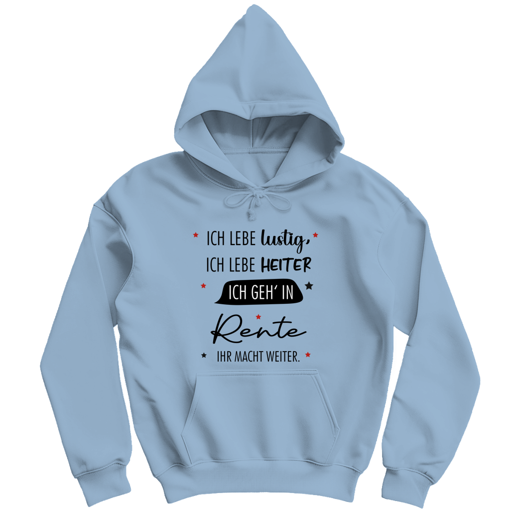 Herren Hoodie „Rentenspruch“ – Lustiger Spruch zum Ruhestand & bequemes Freizeit-Hoodie