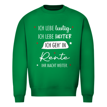 Herren Sweatshirt „Rentenspruch“ – Lustiger Spruch zum Ruhestand & bequemes Freizeit-Sweatshirt