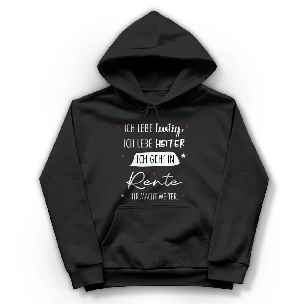 Damen Hoodie „Rentenspruch“ – Lustiger Spruch zum Ruhestand & bequemes Freizeit-Hoodie