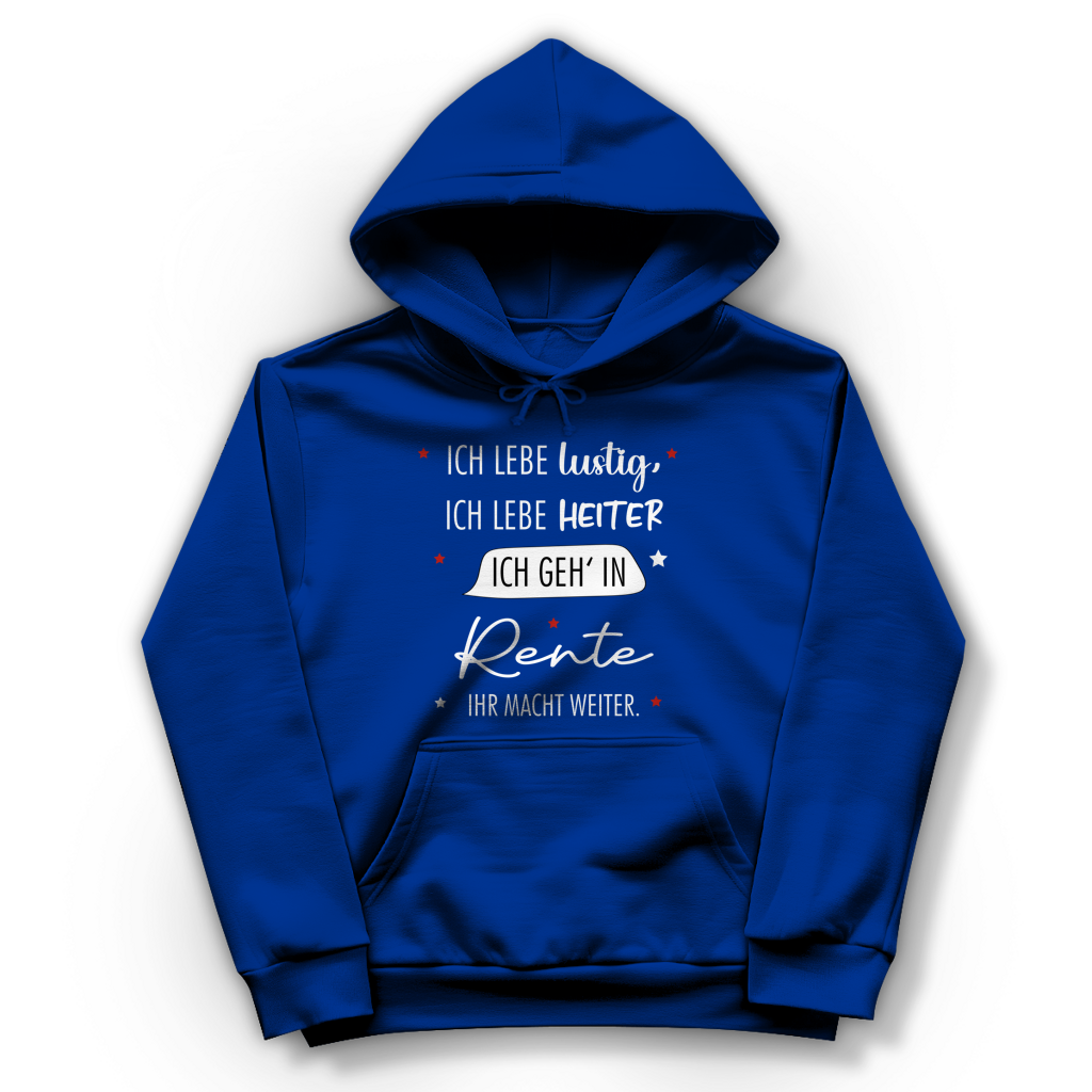 Damen Hoodie „Rentenspruch“ – Lustiger Spruch zum Ruhestand & bequemes Freizeit-Hoodie