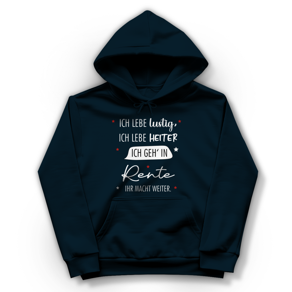 Damen Hoodie „Rentenspruch“ – Lustiger Spruch zum Ruhestand & bequemes Freizeit-Hoodie