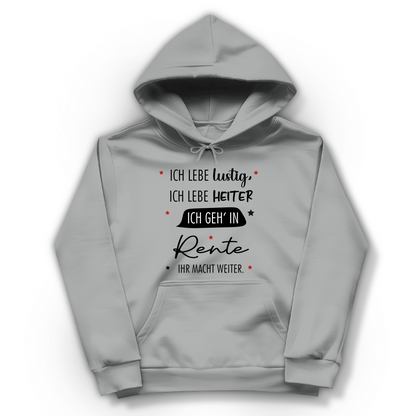 Damen Hoodie „Rentenspruch“ – Lustiger Spruch zum Ruhestand & bequemes Freizeit-Hoodie