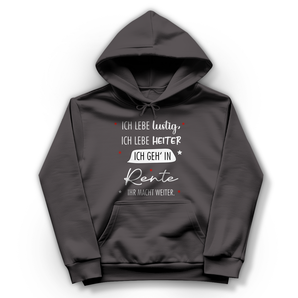 Damen Hoodie „Rentenspruch“ – Lustiger Spruch zum Ruhestand & bequemes Freizeit-Hoodie