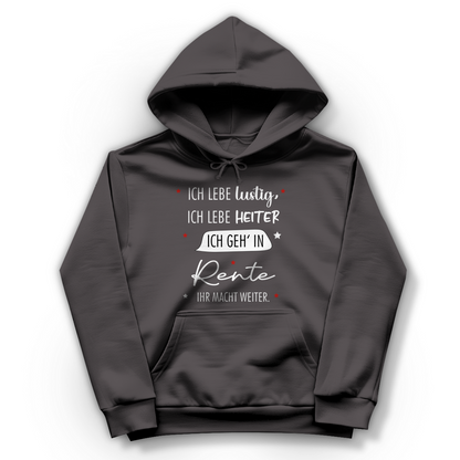 Damen Hoodie „Rentenspruch“ – Lustiger Spruch zum Ruhestand & bequemes Freizeit-Hoodie