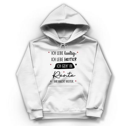 Damen Hoodie „Rentenspruch“ – Lustiger Spruch zum Ruhestand & bequemes Freizeit-Hoodie