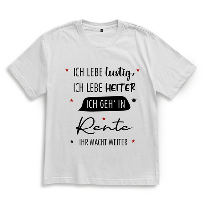 Oversize T-Shirt „Rentenspruch“ – Lustiger Spruch zum Ruhestand im lässigen Look